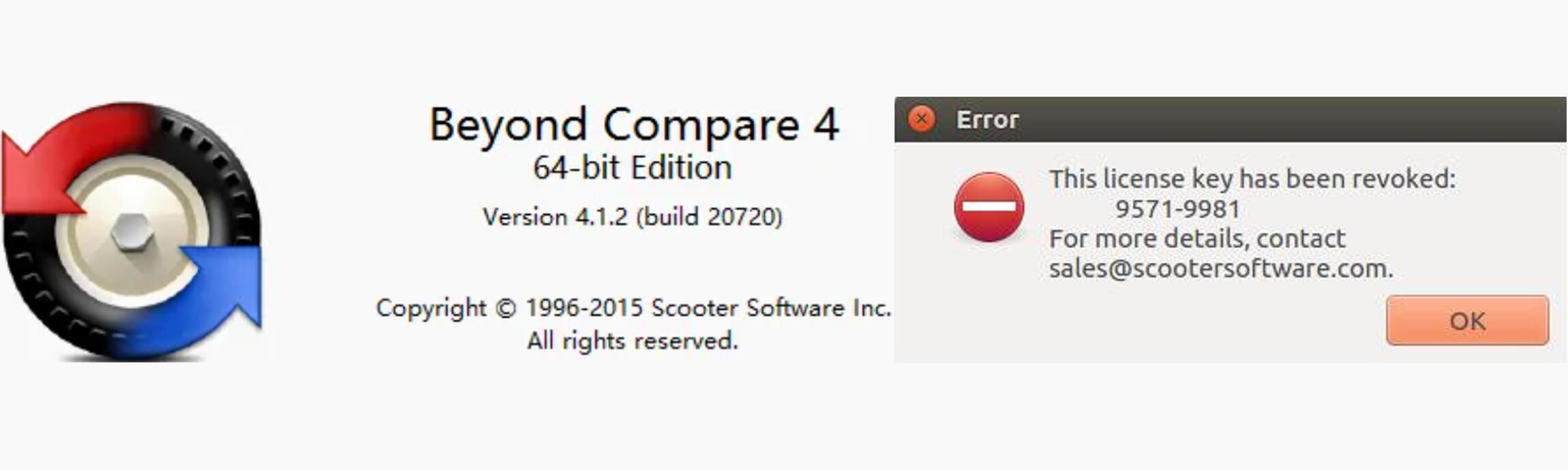 Beyond Compare 4 This license key has been revoked 解决办法 KKKPJSKEY'sCaseArchives